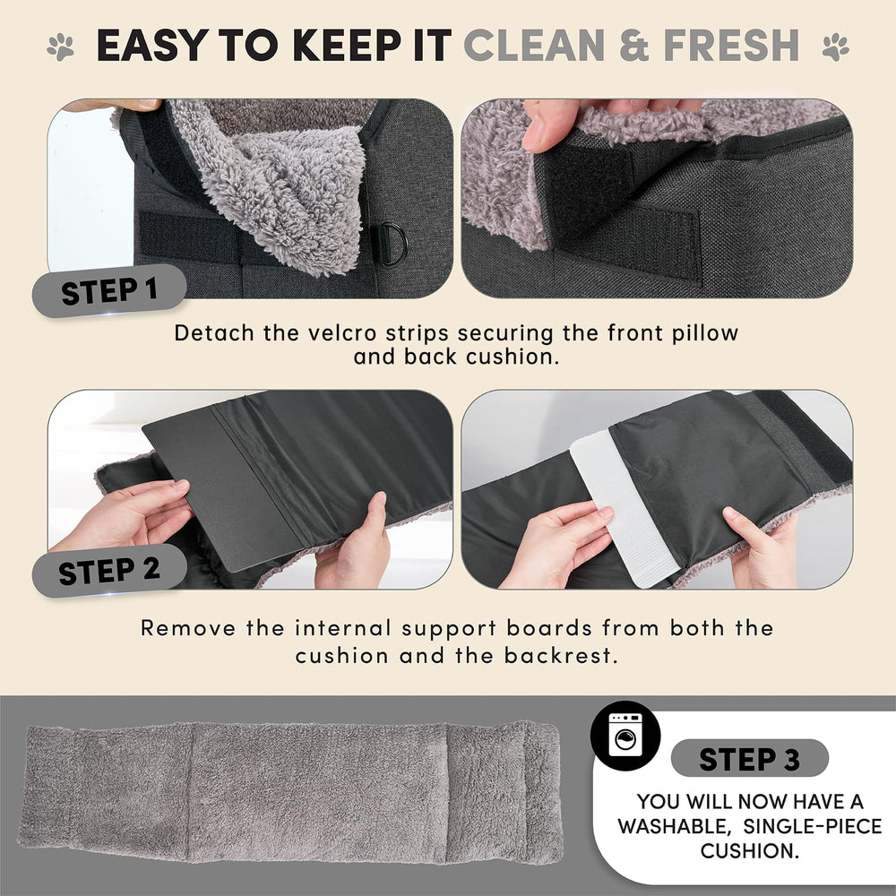 BurgeonNest bottom strap wrapped around console lid preventing seat slip
