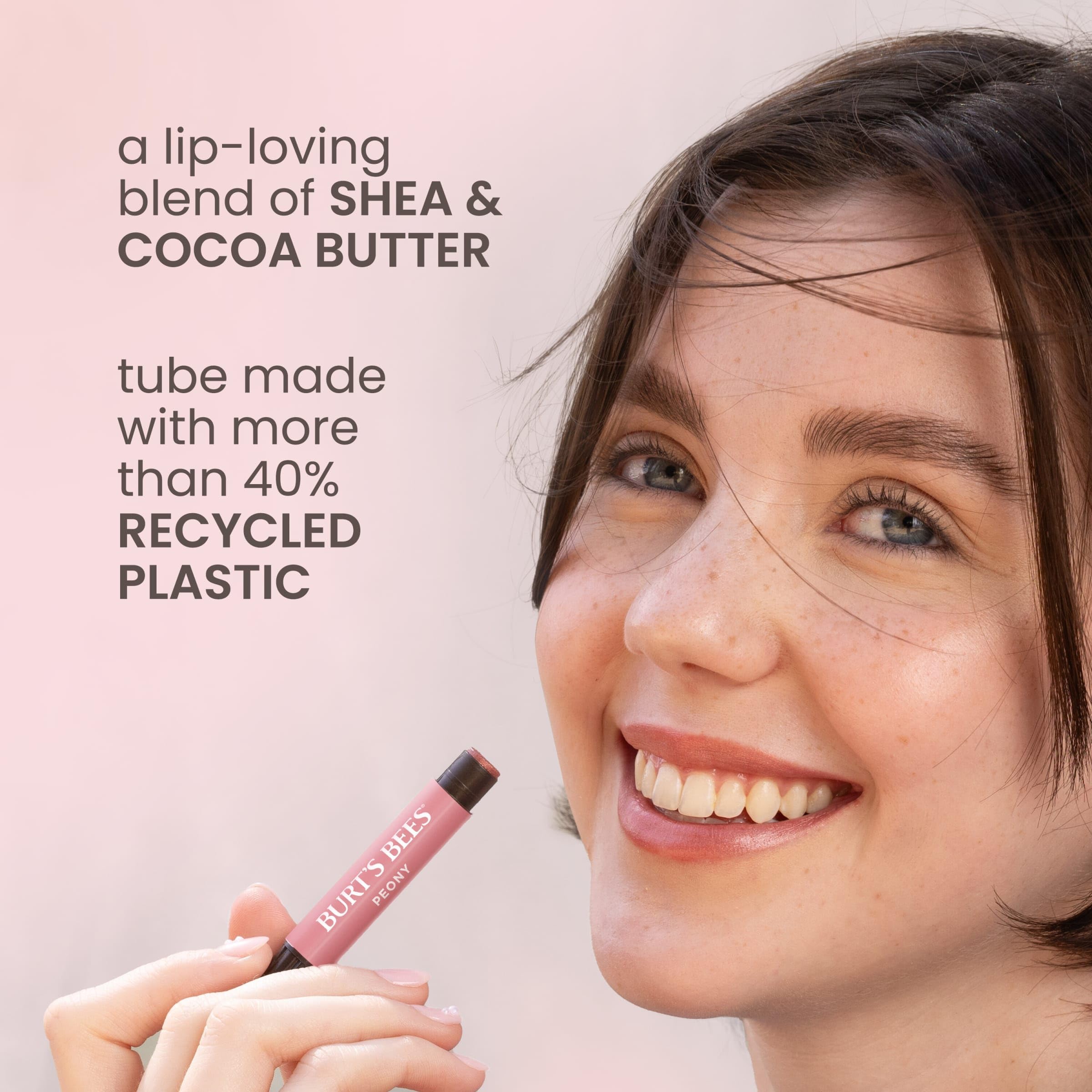 Burt's Bees guava in a purse to show portable size benefit