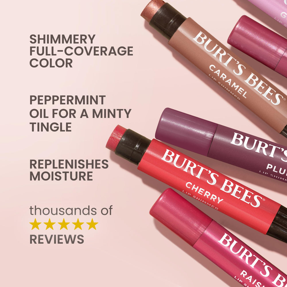 Burt's Bees guava stick open showing tinted balm tip