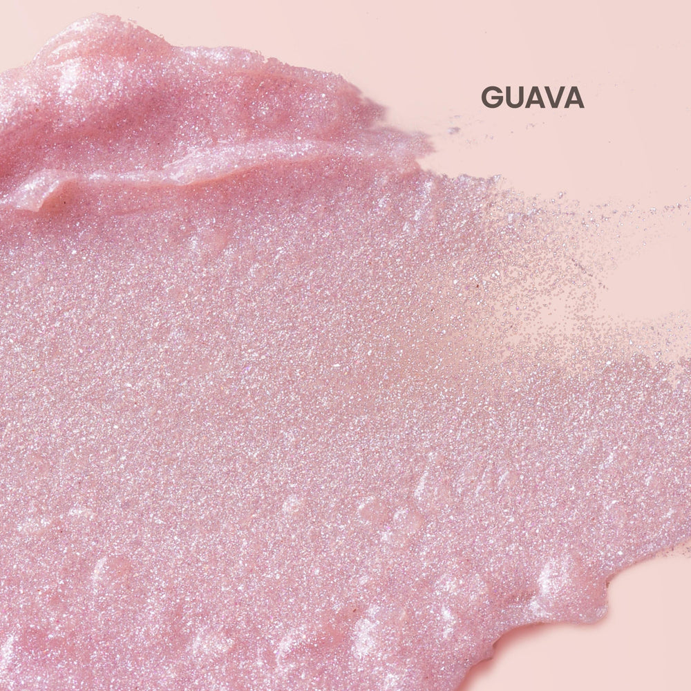 Burt's Bees guava close-up texture highlighting moisturizing butter
