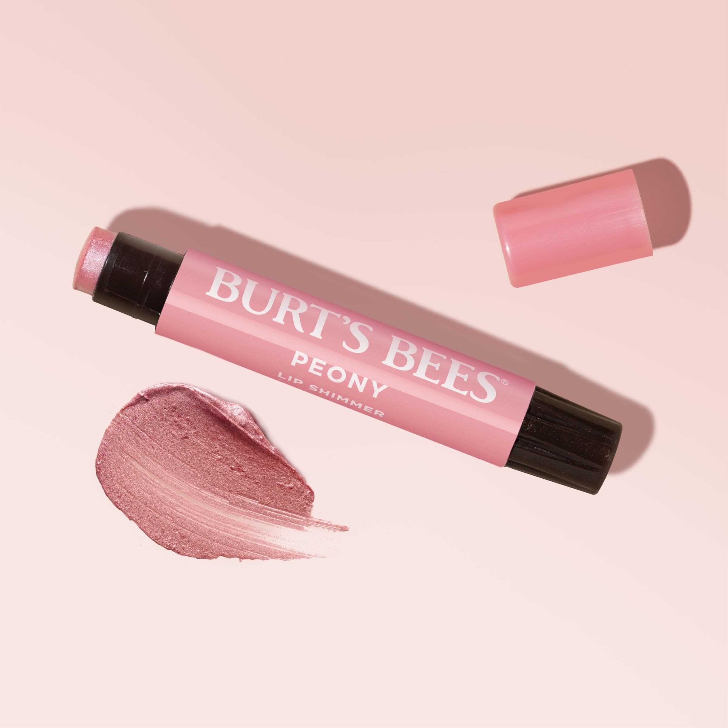 Burt's Bees recyclable carton with Lip Shimmer illustrating eco-friendly packaging
