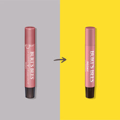 Burt's Bees lip shimmer texture close-up highlighting creamy shimmer and moisturizing finish