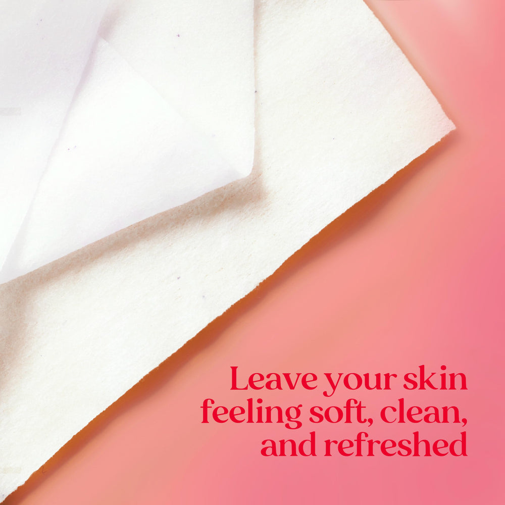 Burt's Bees wipe texture close-up highlighting soft upcycled cotton