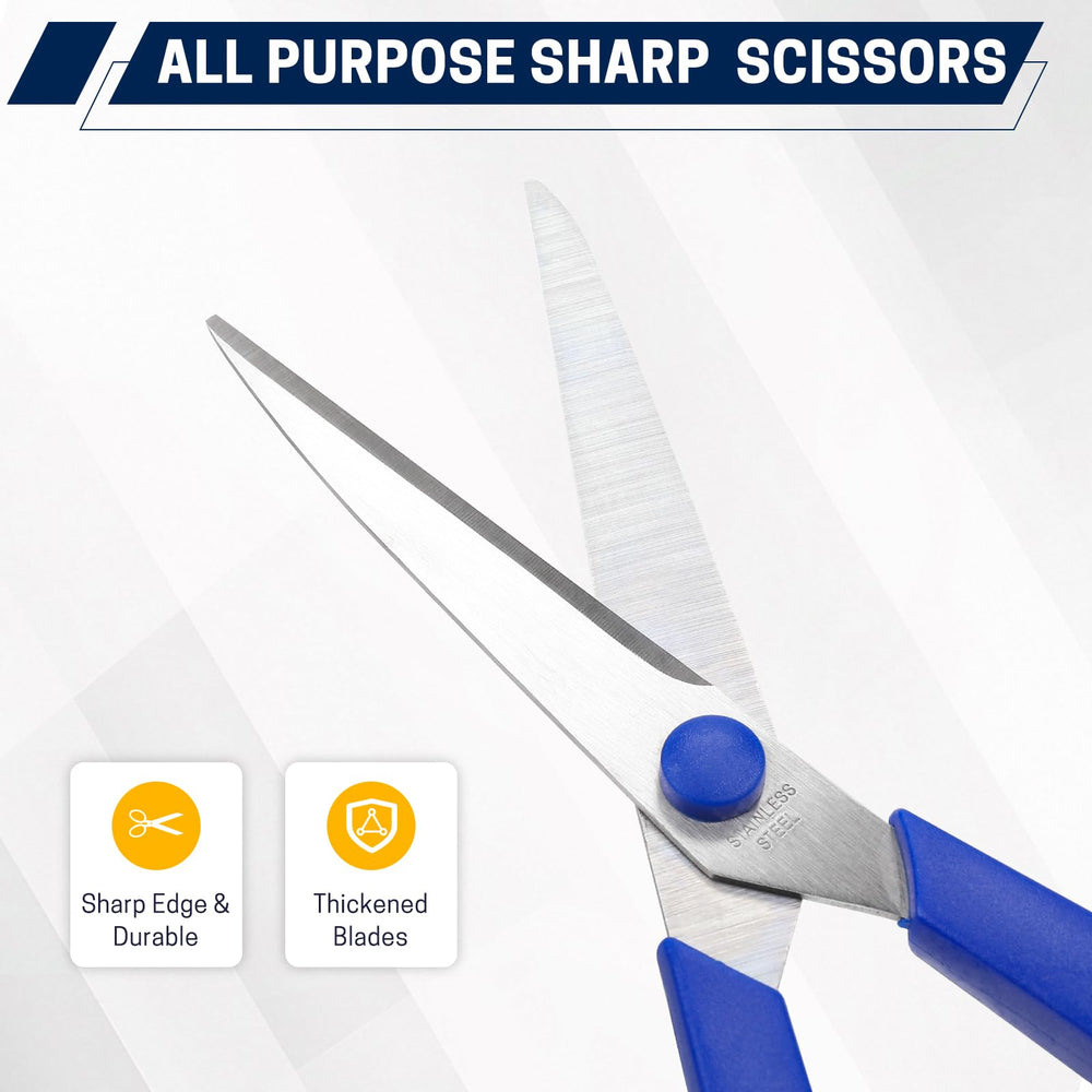 BURVAGY scissors slicing cardstock cleanly for precise crafts