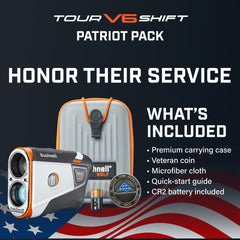 Bushnell Tour V6 Shift side profile highlighting slope-switch placement and control