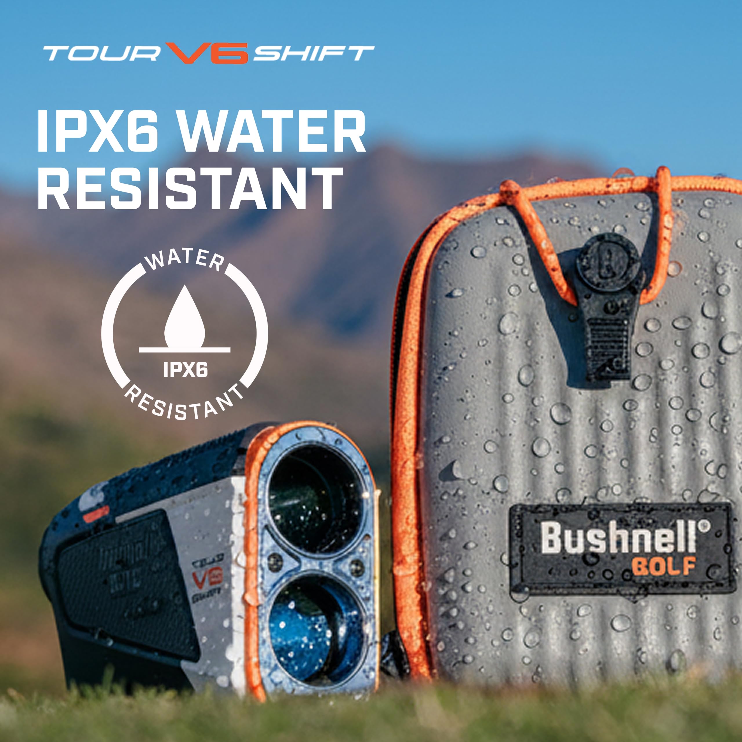 Bushnell Tour V6 Shift vibration indicator demonstrating tactile target confirmation
