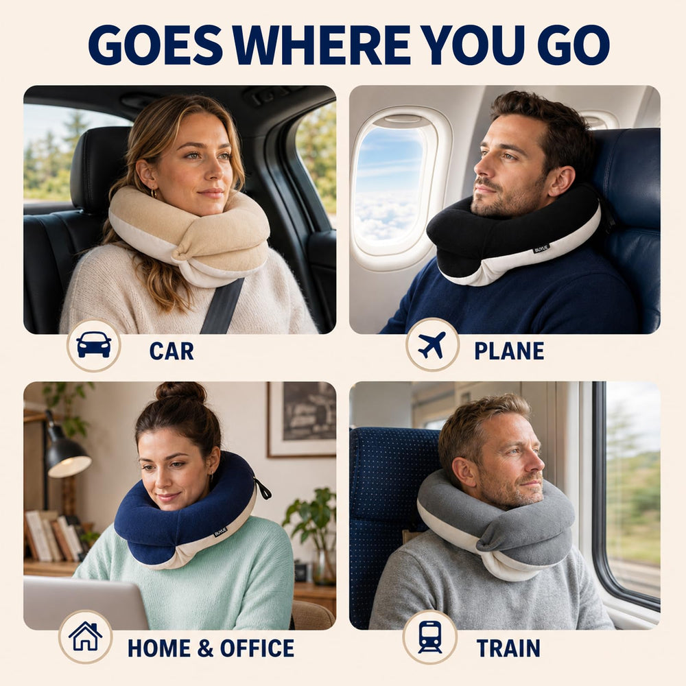 BUYUE storage bag with earplugs and mask for tidy travel packing