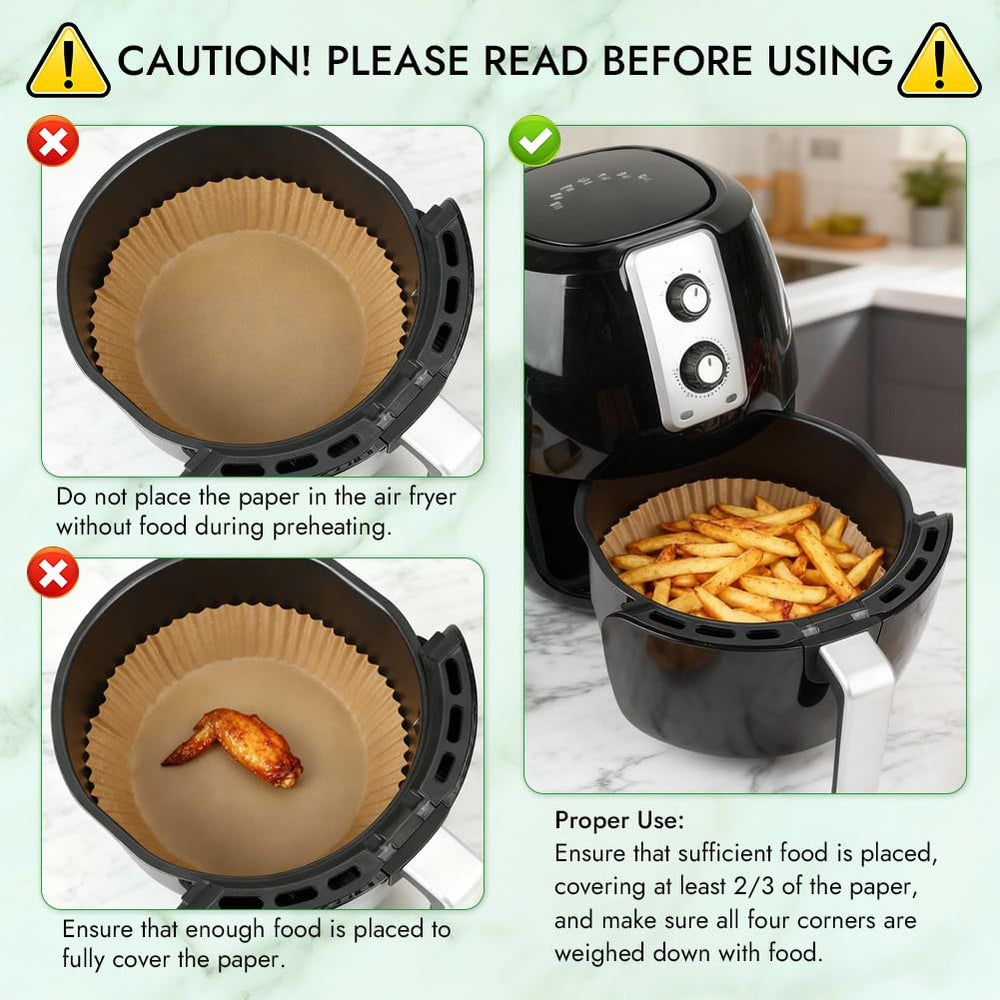 BYKITCHEN liner holding crispy fries for quick cleanup benefit
