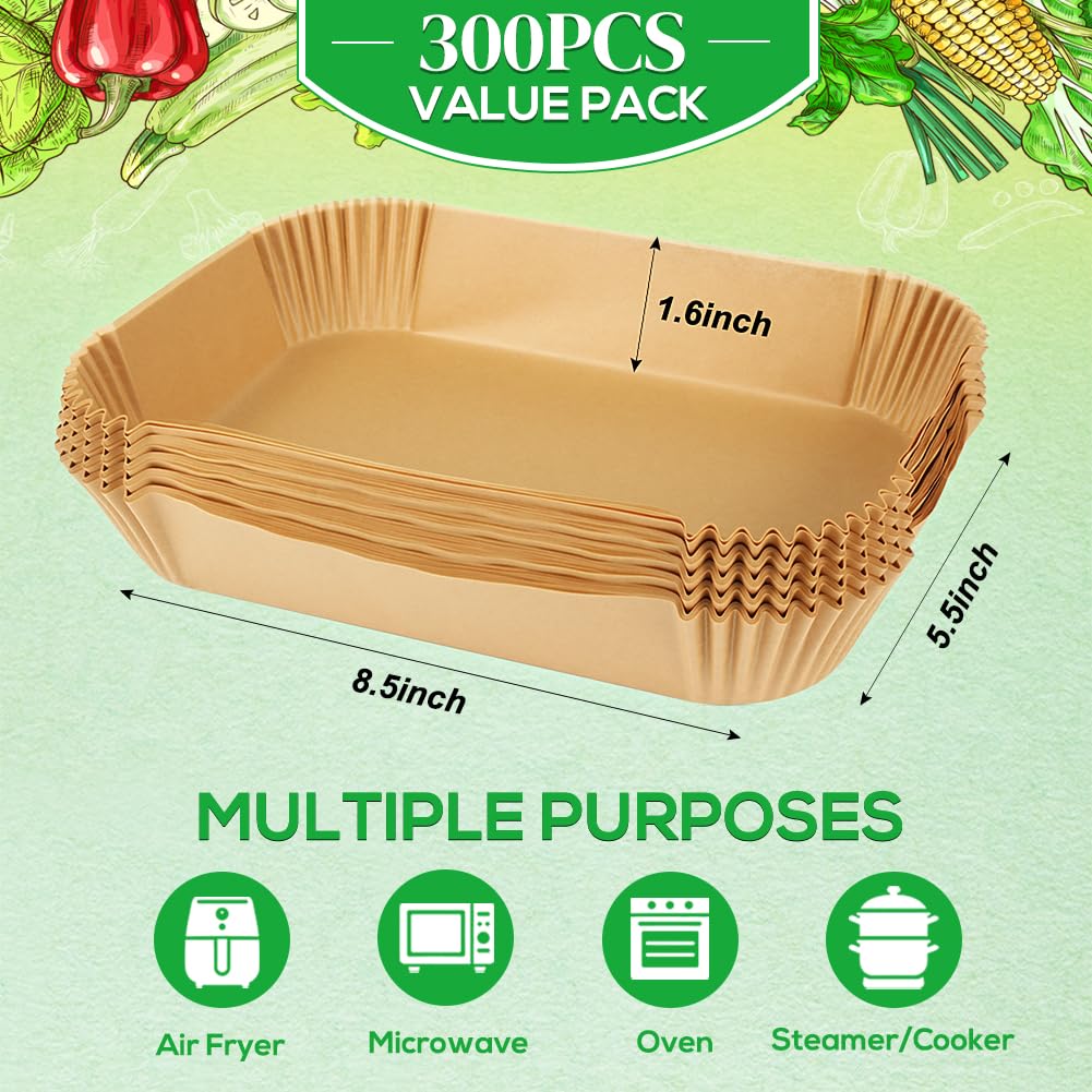 BYKITCHEN rectangular liner flat in basket for faster cleanup