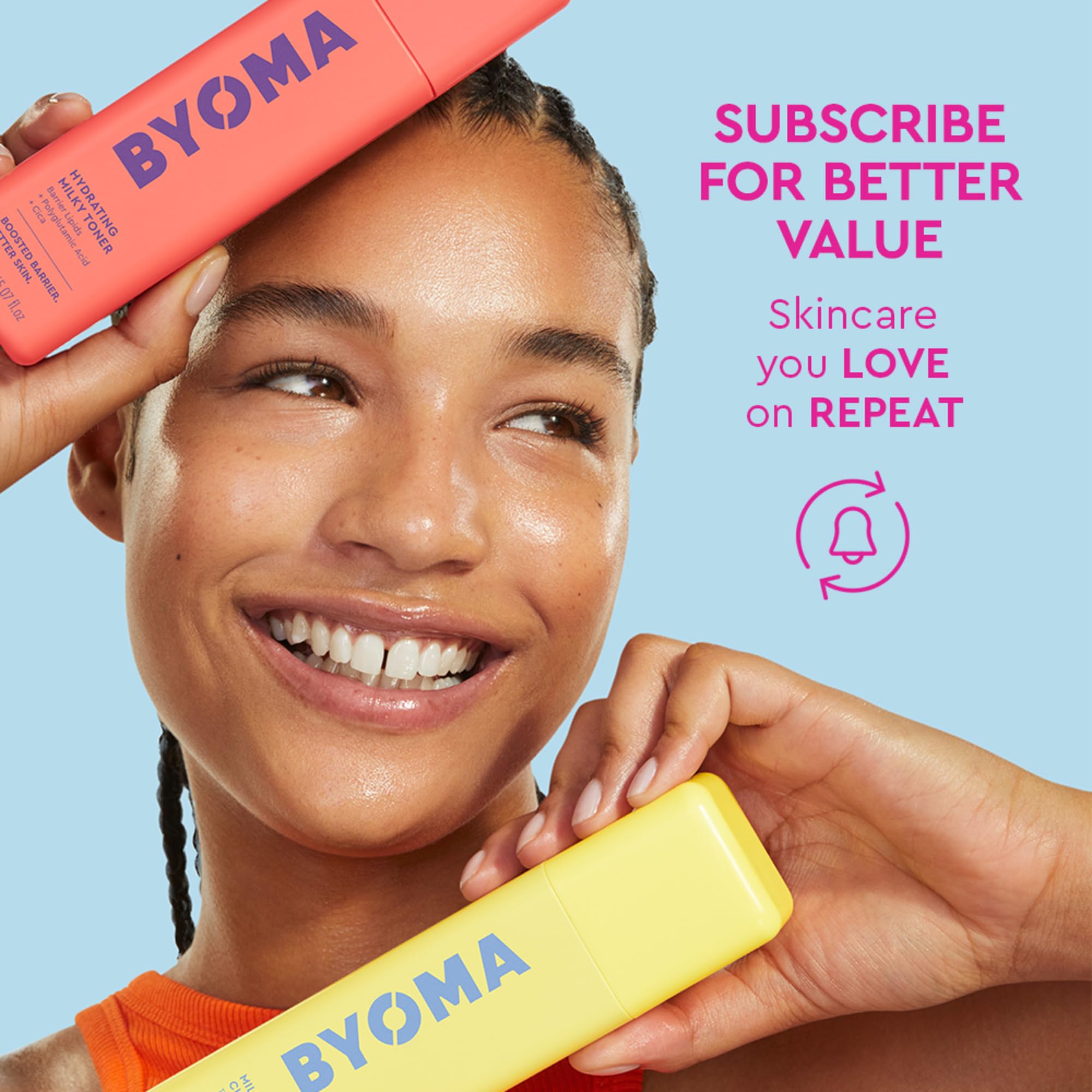BYOMA ingredient focus on ceramides and lipids illustrating barrier-repair benefit