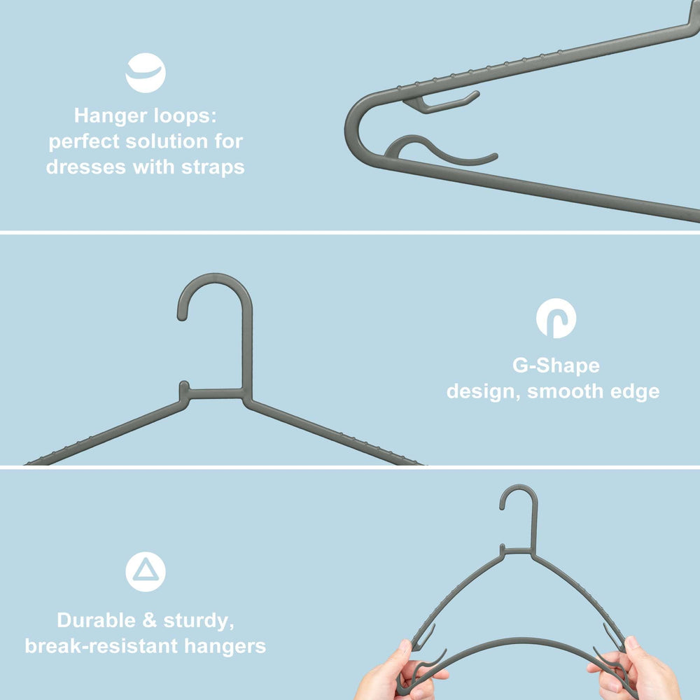 Byomostor detail of four integrated hooks organizing straps and scarves