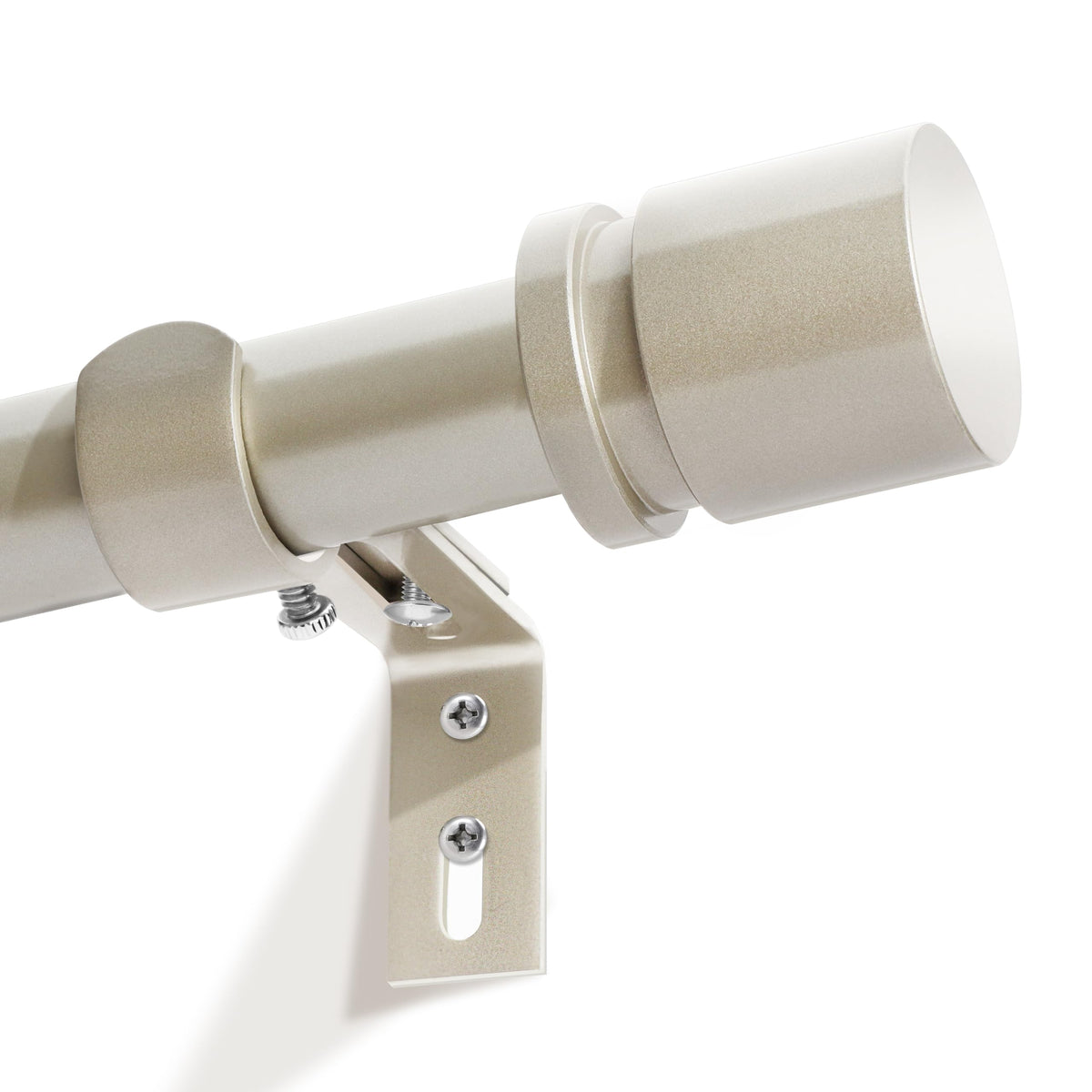 Byondeth full-length mounted curtain rod showing clean finish and reliable span