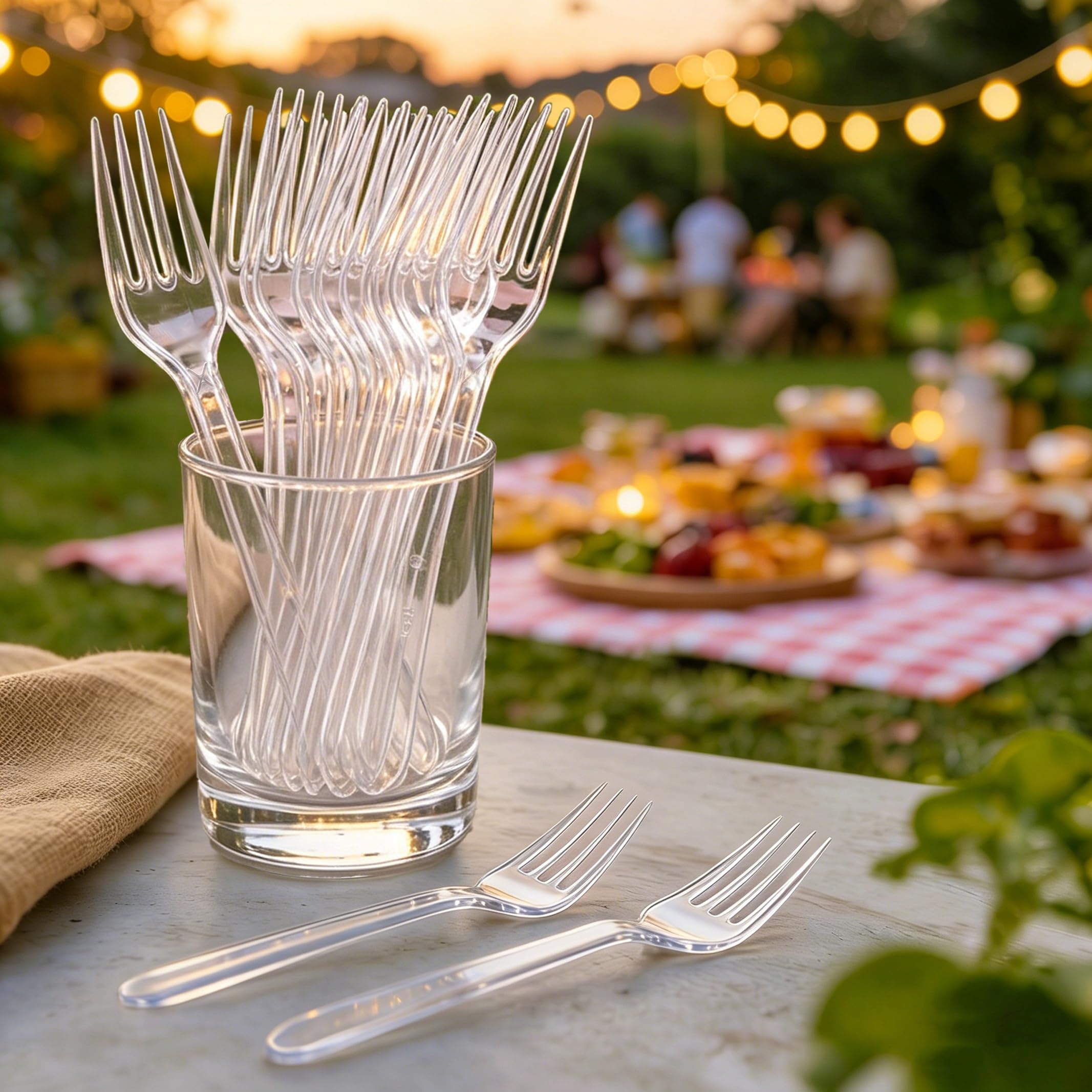 BYSNOW fork near warm dish illustrating heat resistance for hot foods