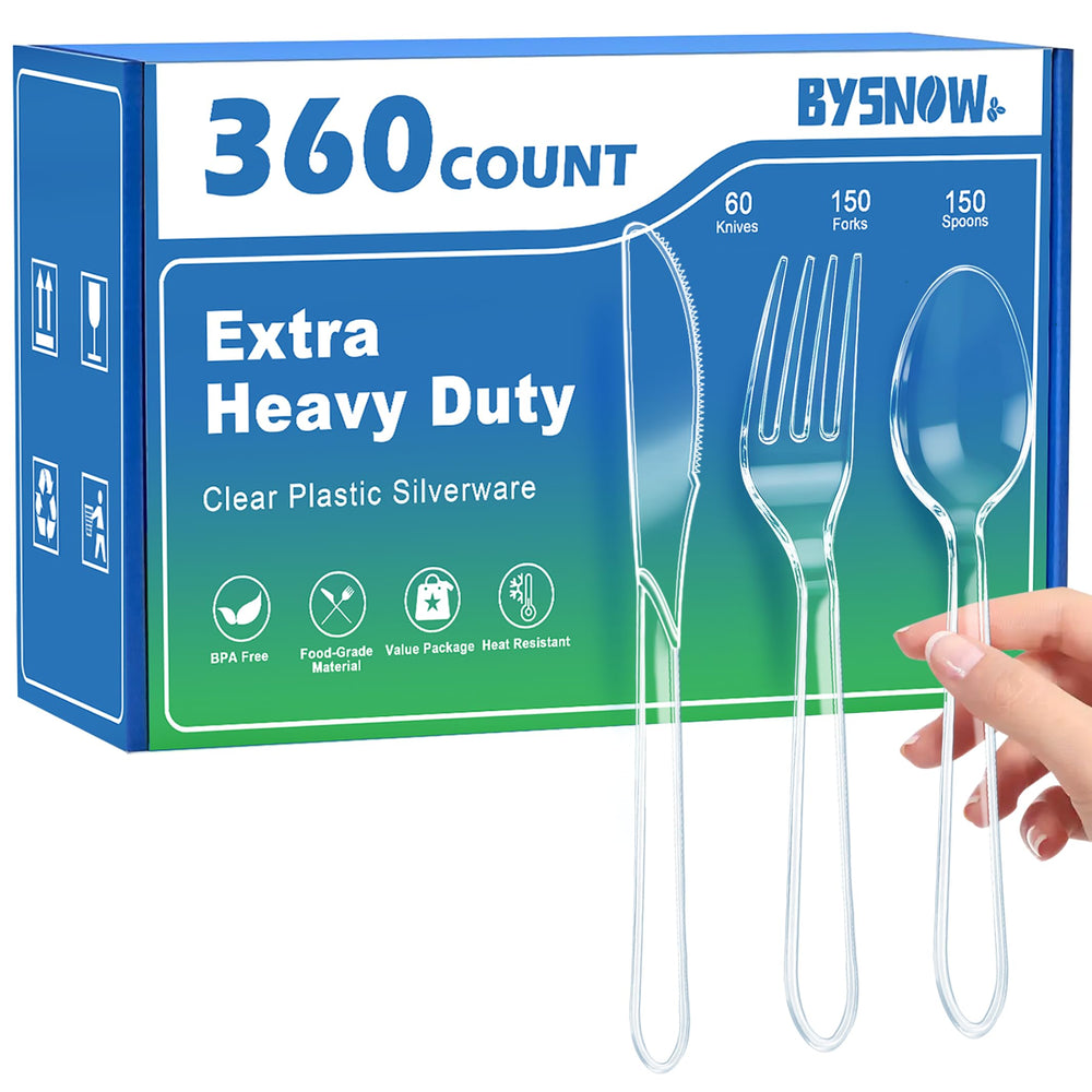 BYSNOW front package showing full 360-count set and convenience