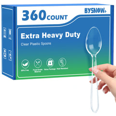 BYSNOW front packaging showing 360 spoons and bulk value