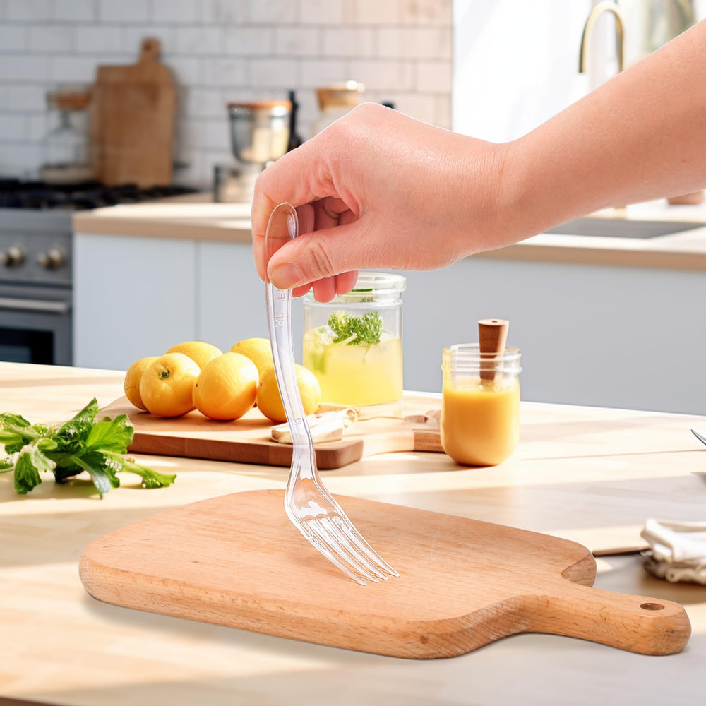 BYSNOW stacked utensils beside a ruler showing scale and quantity