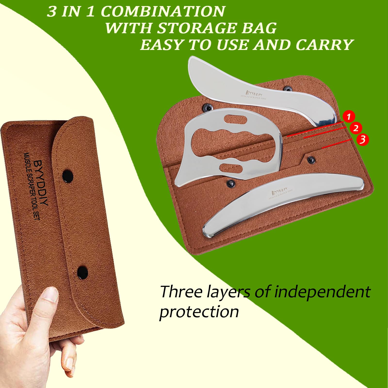 BYYDDIY S-shape detail showing contour fit for face and neck