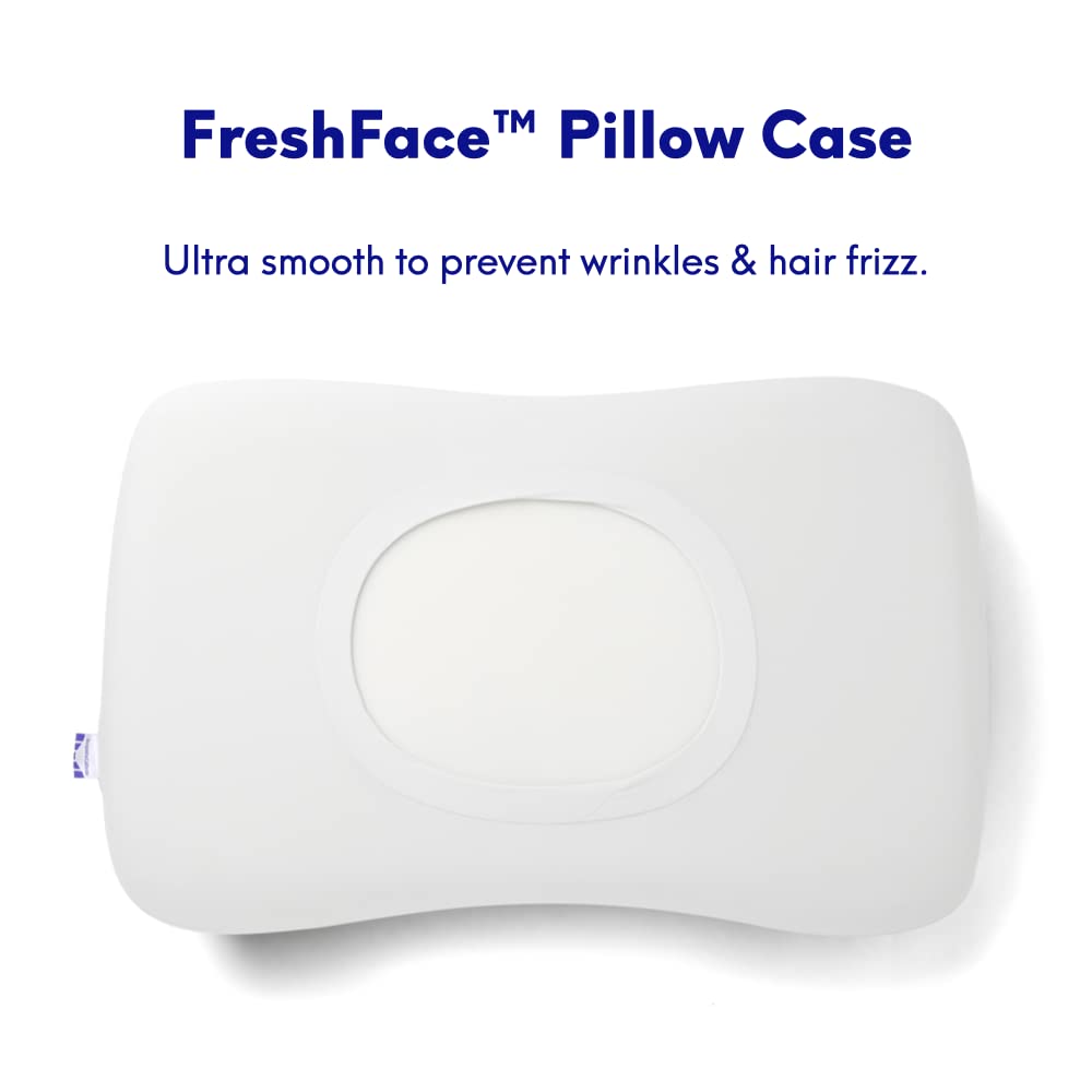 C CUSHION LAB removable zip cover being unzipped for easy washing and care