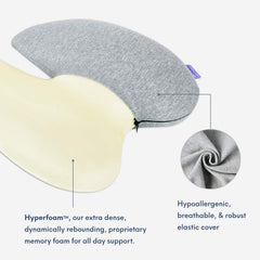 C CUSHION LAB adjustable strap fastened to a chair for secure support