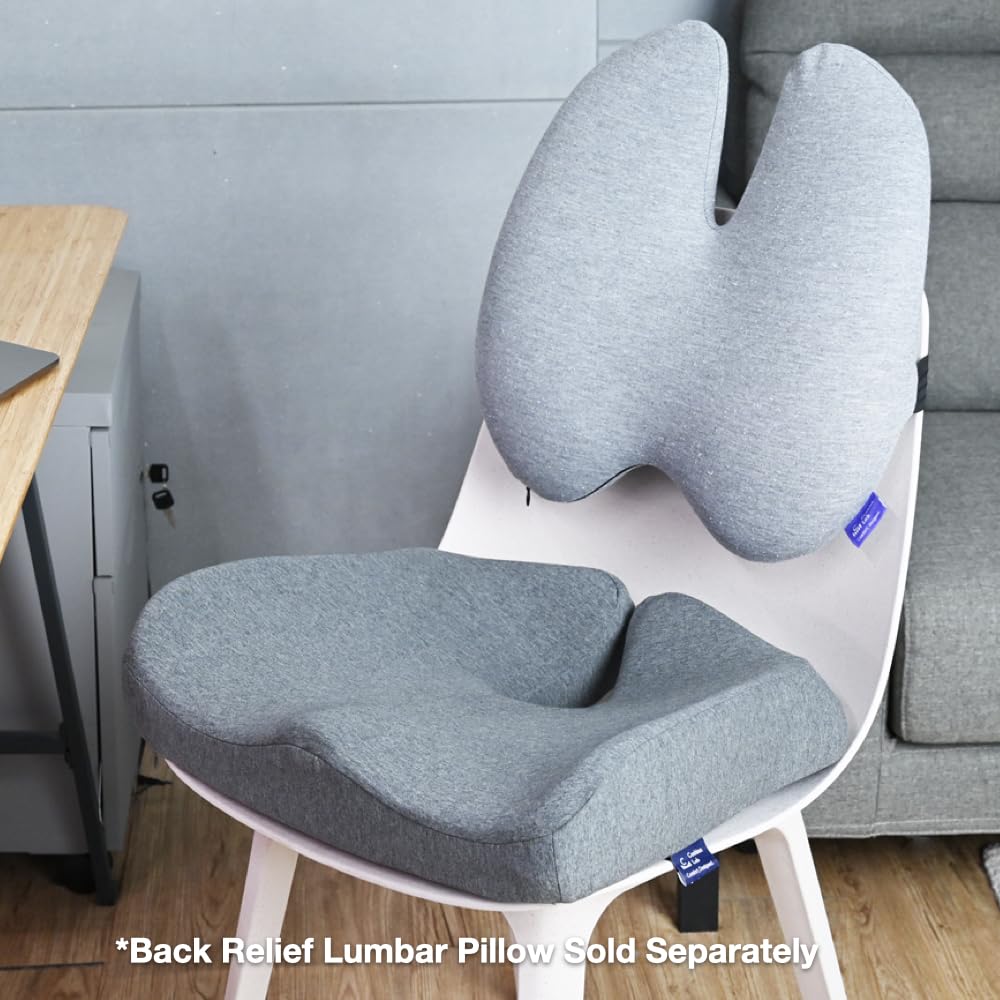 C CUSHION LAB open zipper showing removable washable cover for easy care