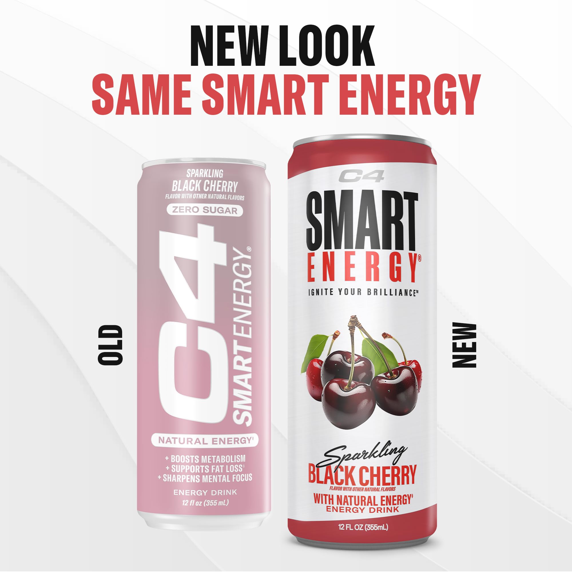 C4 Black Cherry can in hand demonstrating true size and portable benefit