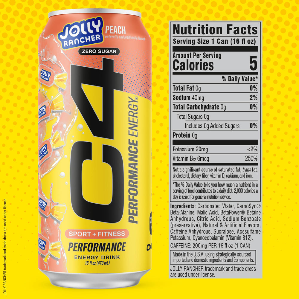 Person holding C4 in a gym setting showing pre-workout energy benefit