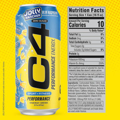 Pouring C4 into a glass displaying vibrant color and refreshment benefit