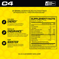 Close-up of C4 powder texture highlighting mixability and fine blend