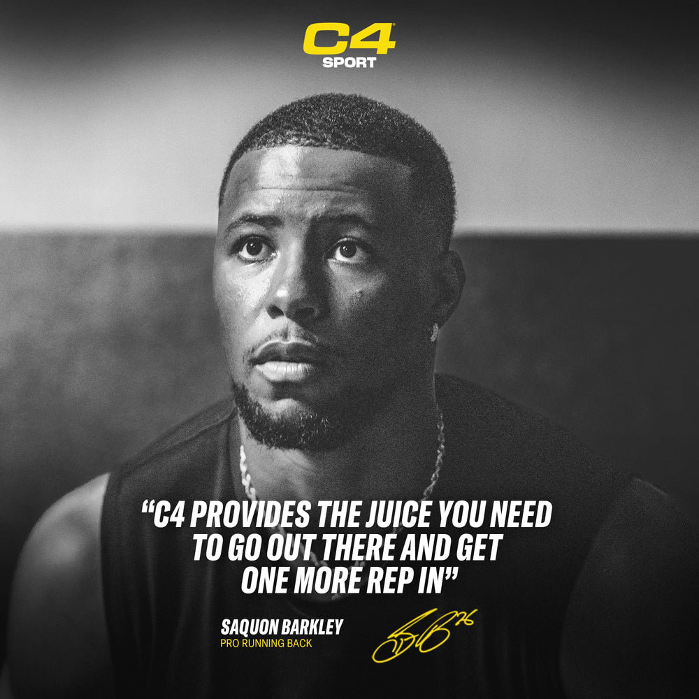 C4 Sport lifestyle preworkout gym scene showing energy and focus