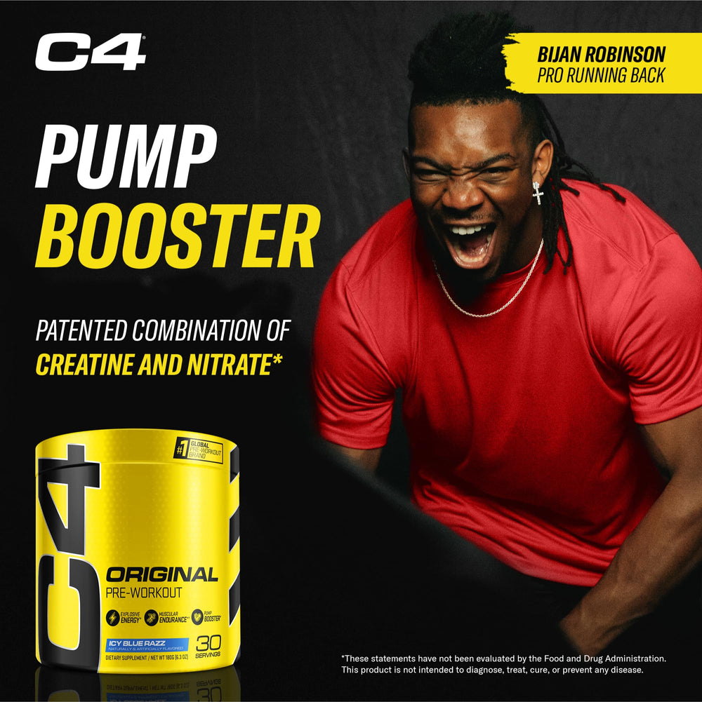 C4 tub on gym bench illustrating product ready for training and performance support