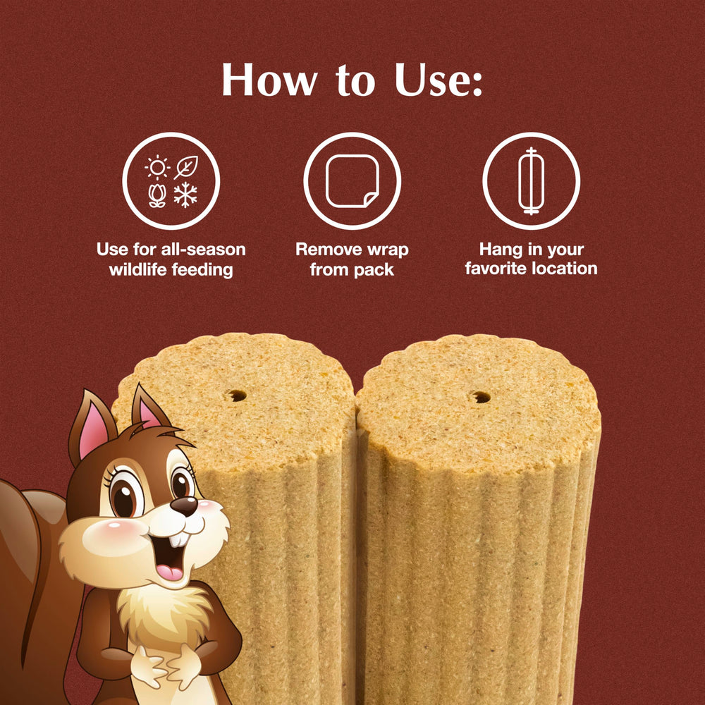 C&S Squirrelog held in hand illustrating compact size for easy handling