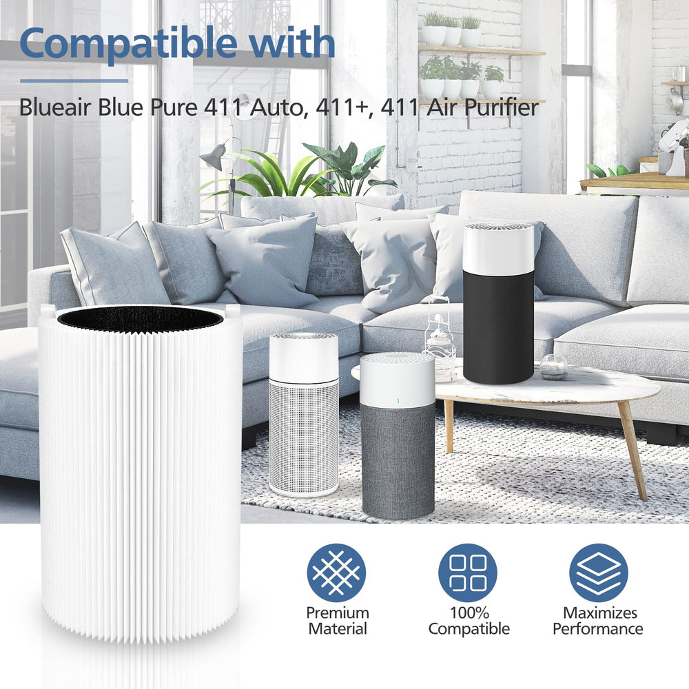 Cabiclean filter angled view highlighting build quality and easy installation benefit