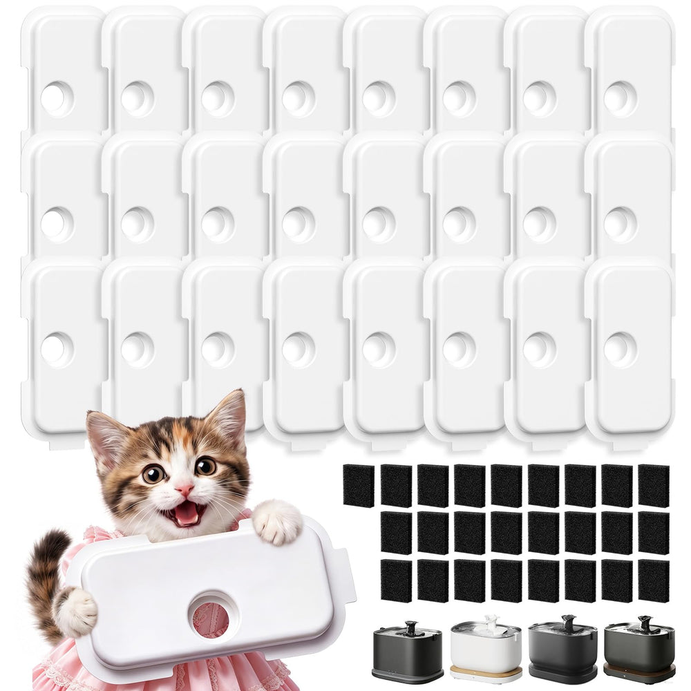 Cabiclean front packaging for PETLIBRO PLWF106 showing quantity and fit benefits