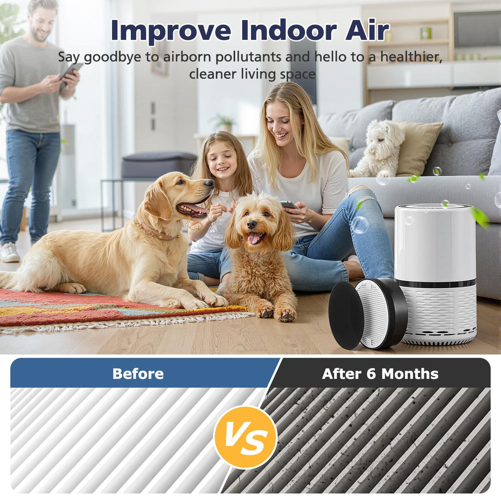 Cabiclean filter installed in a LEVOIT LV-H-132 unit restoring airflow