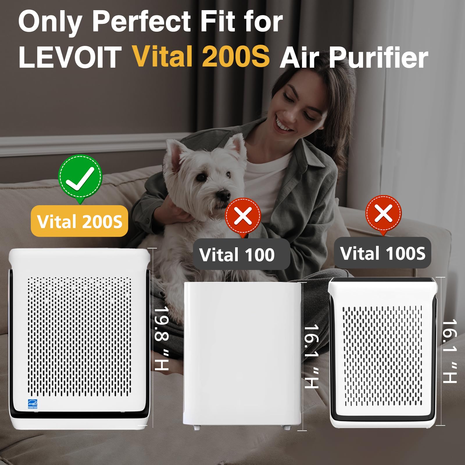 Cabiclean Vital 200S filter layer close-up displaying non-woven media and low-resistance design for efficient airflow