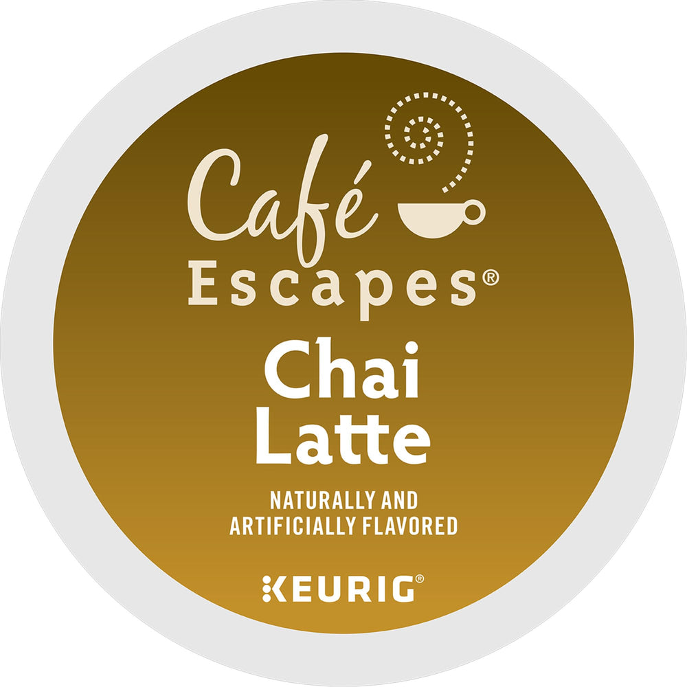 Café Escapes pod next to a measuring spoon showing portion scale
