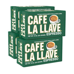 Cafe La Llave front packaging 10 oz brick showing bold label and convenience
