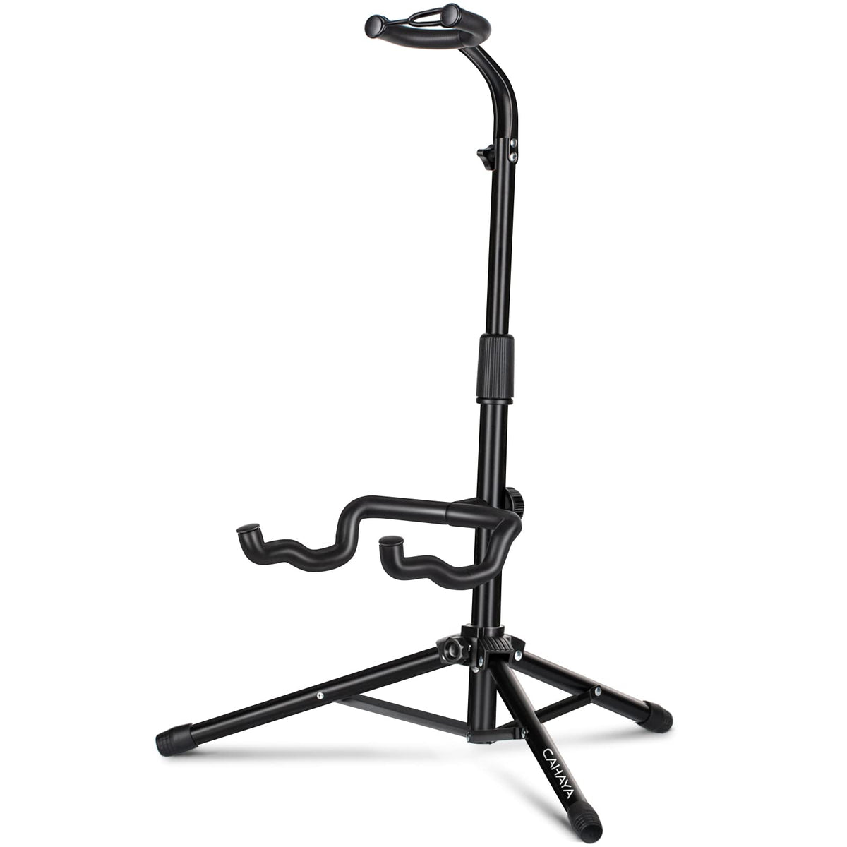 CAHAYA front view of stand showing stable tripod base and upright support benefit