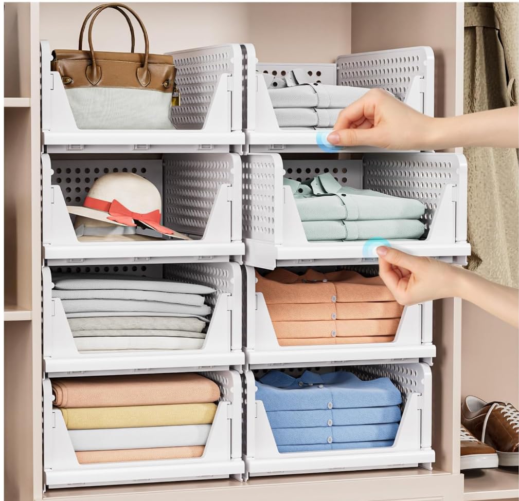 caktraie baskets in bathroom organizing toiletries showing tidy home benefit