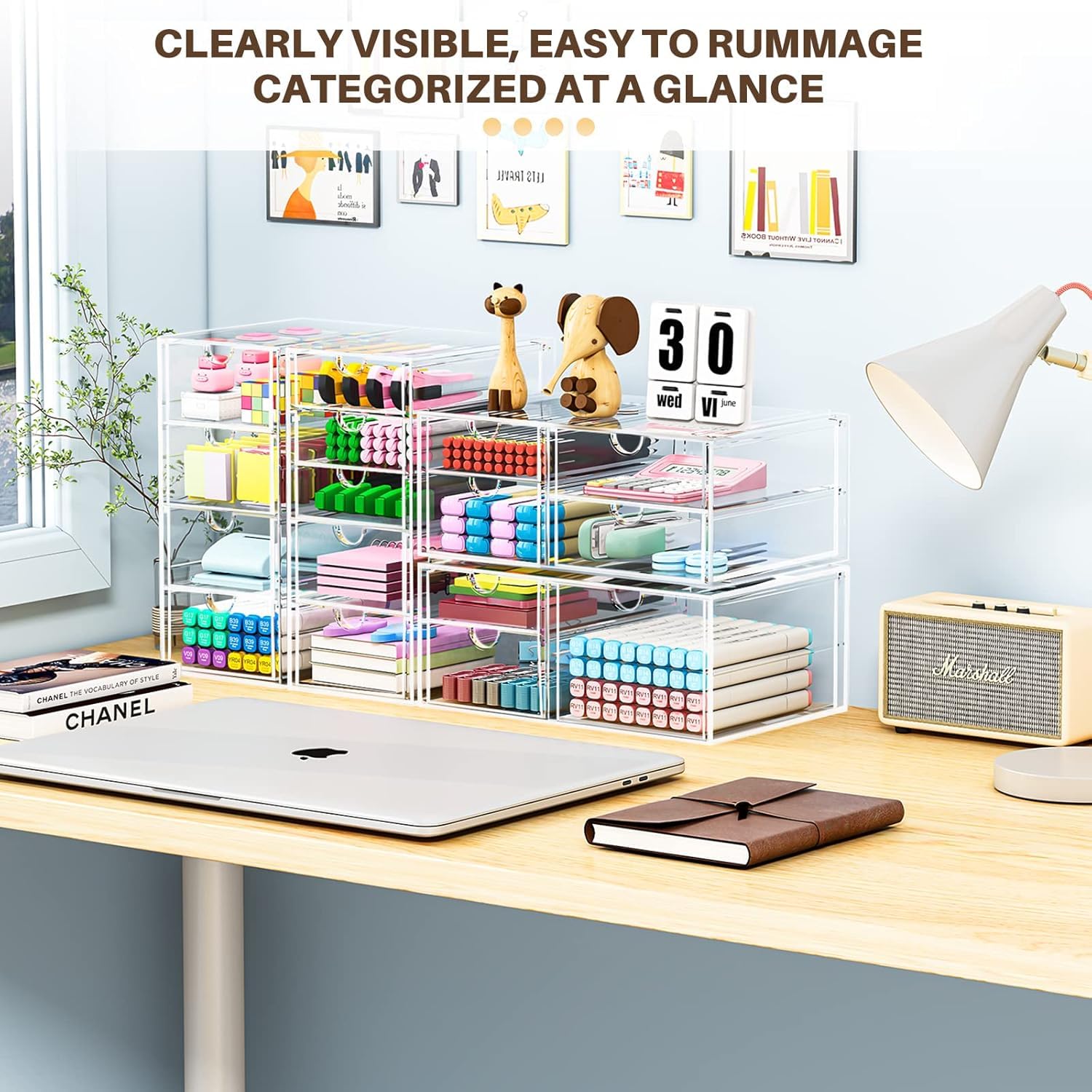 caktraie side profile of stacked units demonstrating modular space-saving benefit