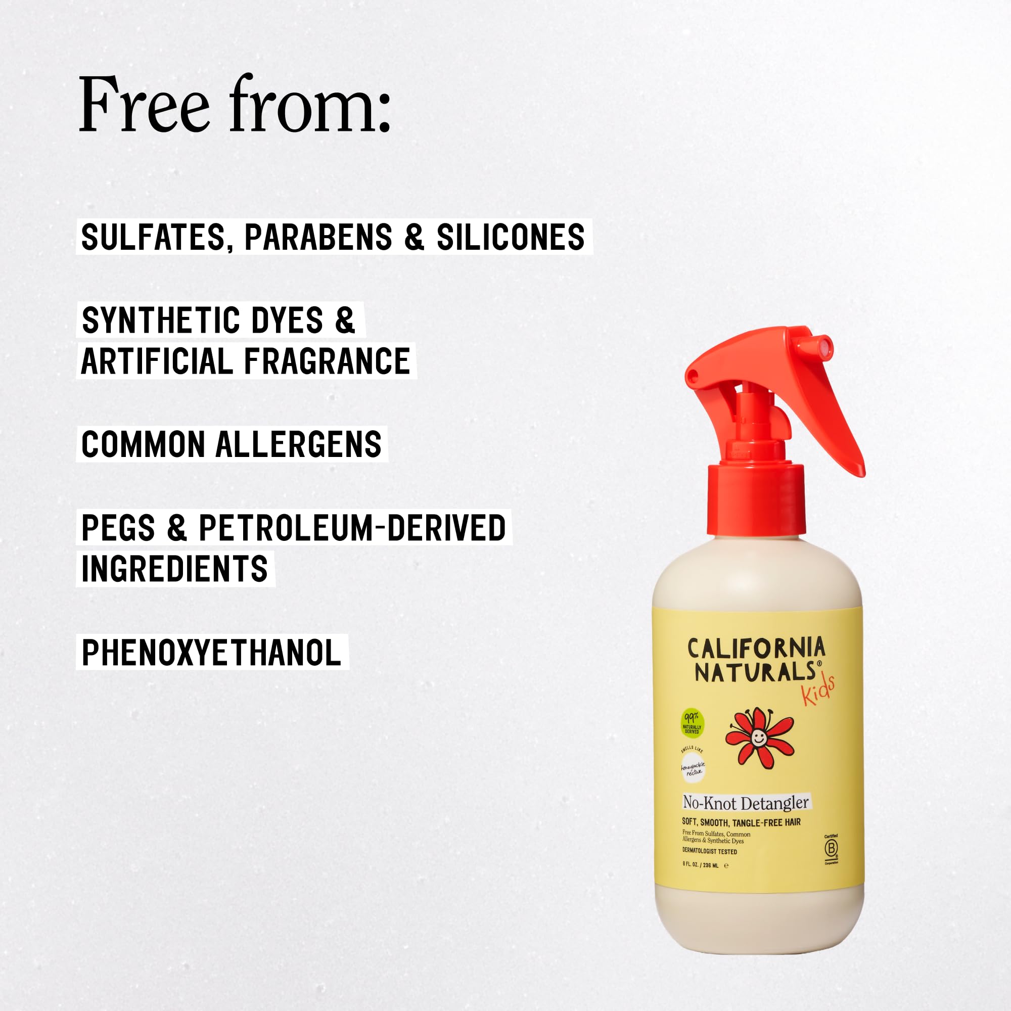California Naturals ingredients close-up highlighting aloe and shea butter benefits