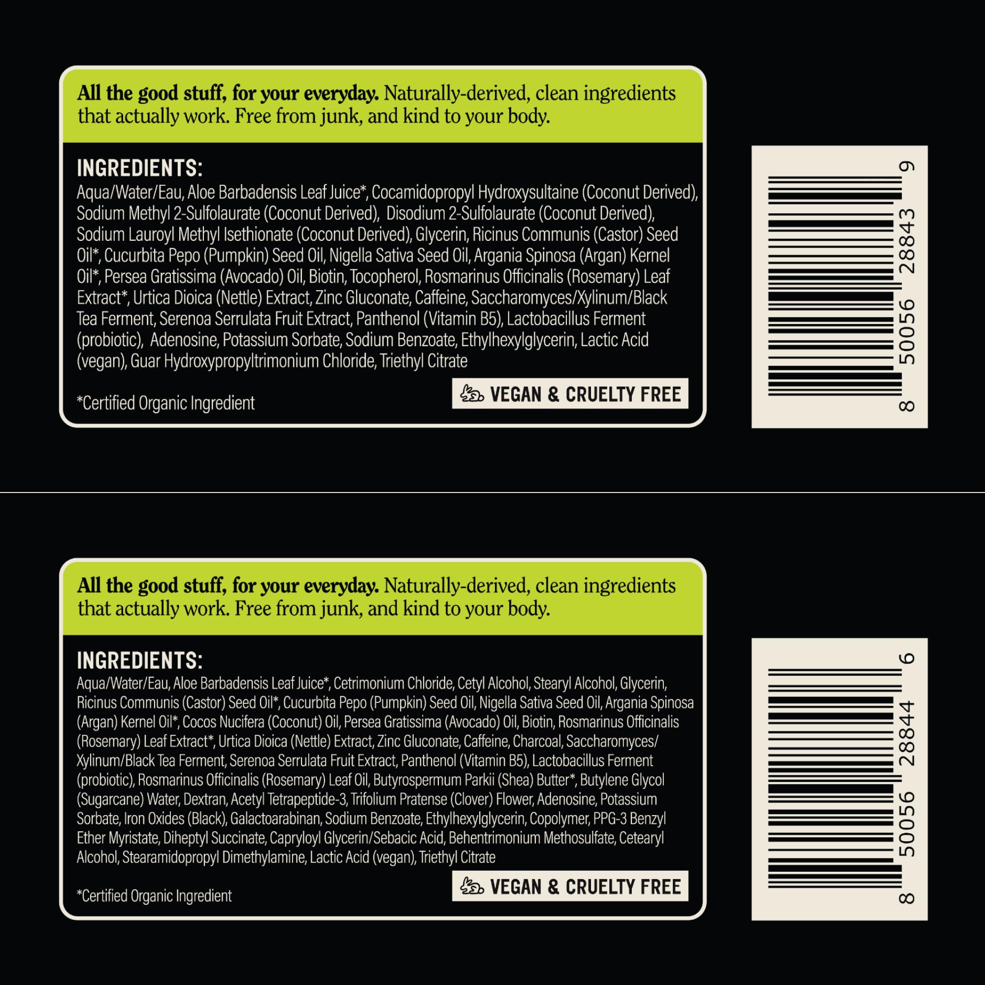 California Naturals bottle with cruelty-free certification badge