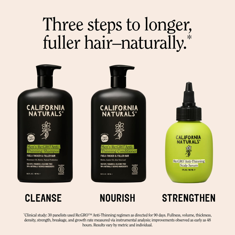 California Naturals styled hair after using set plus shine