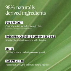 California Naturals rosemary and castor oil ingredients visual nourishing roots
