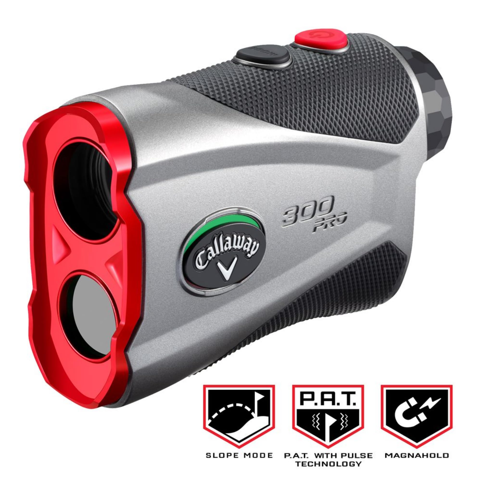 Callaway 300 Pro measuring flagstick with pulse confirmation for confidence