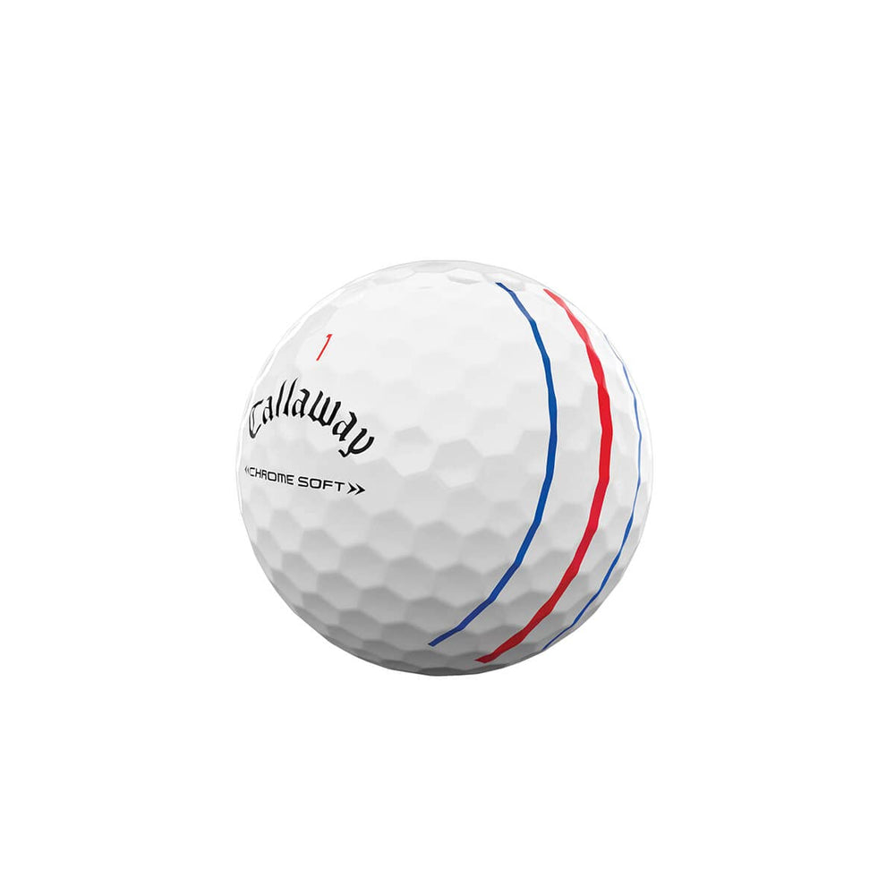 Callaway ball in hand showing scale and consistent feel benefit