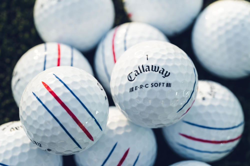 Callaway ERC Soft package and label displaying dimensions and product details