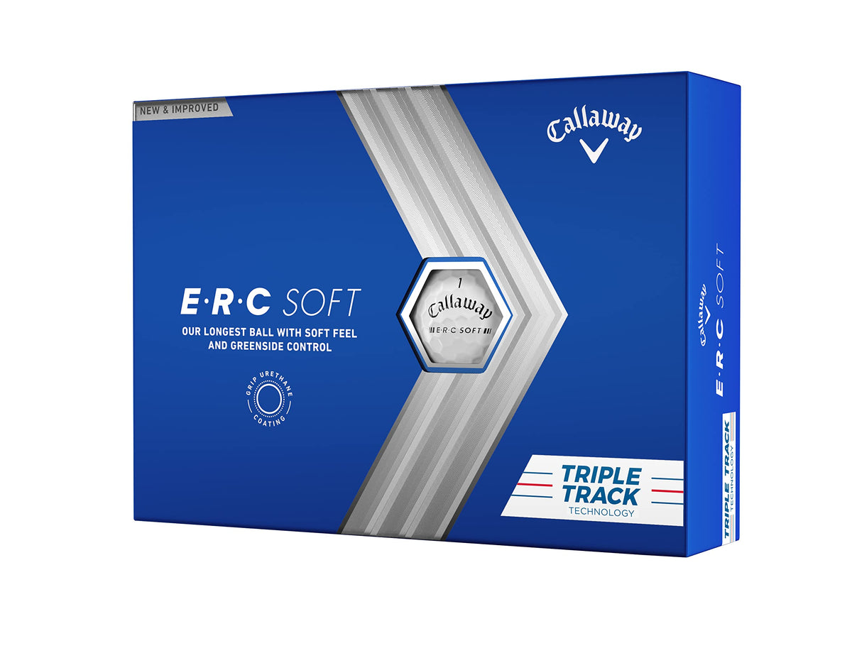 Callaway ERC Soft front packaging showing brand and Triple Track alignment benefit
