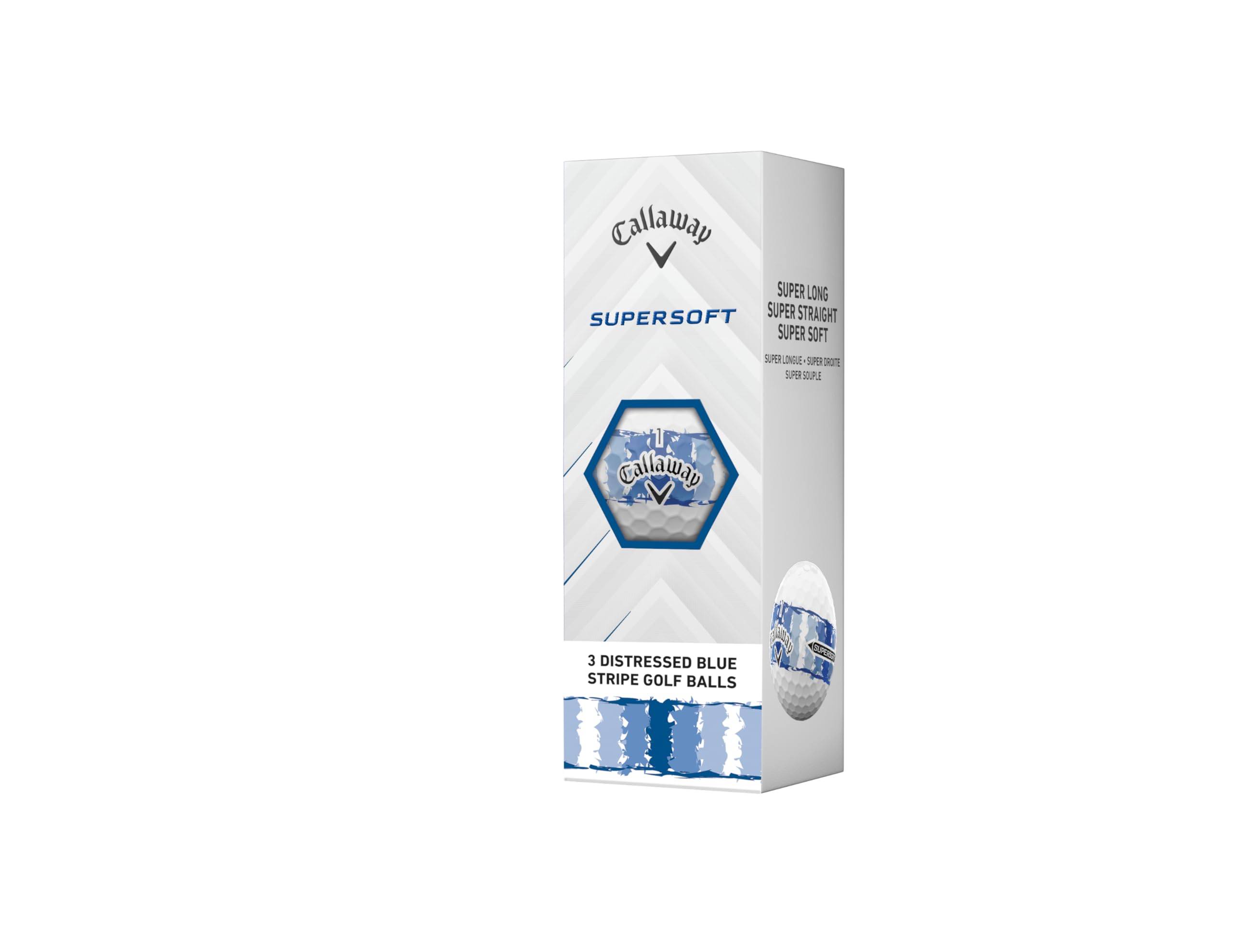 Callaway Supersoft 25 close-up of cover texture highlighting soft feel for better short game control