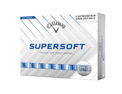 Callaway Supersoft 25 front view showing pack and blue stripe for quick identification and ease